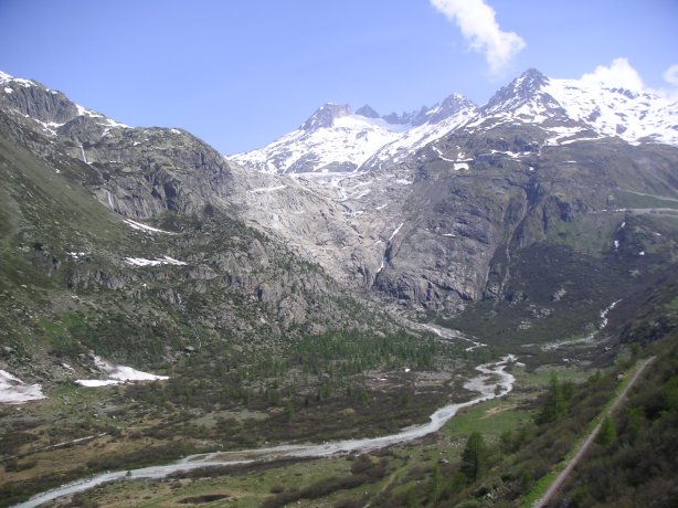 Photograph of Rhone Glacier