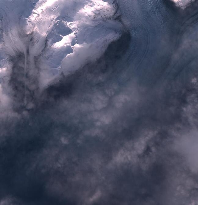 Aerial view of Columbia Glacier