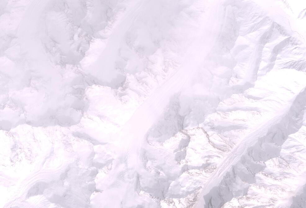 Aerial view of Drang-Drung Glacier