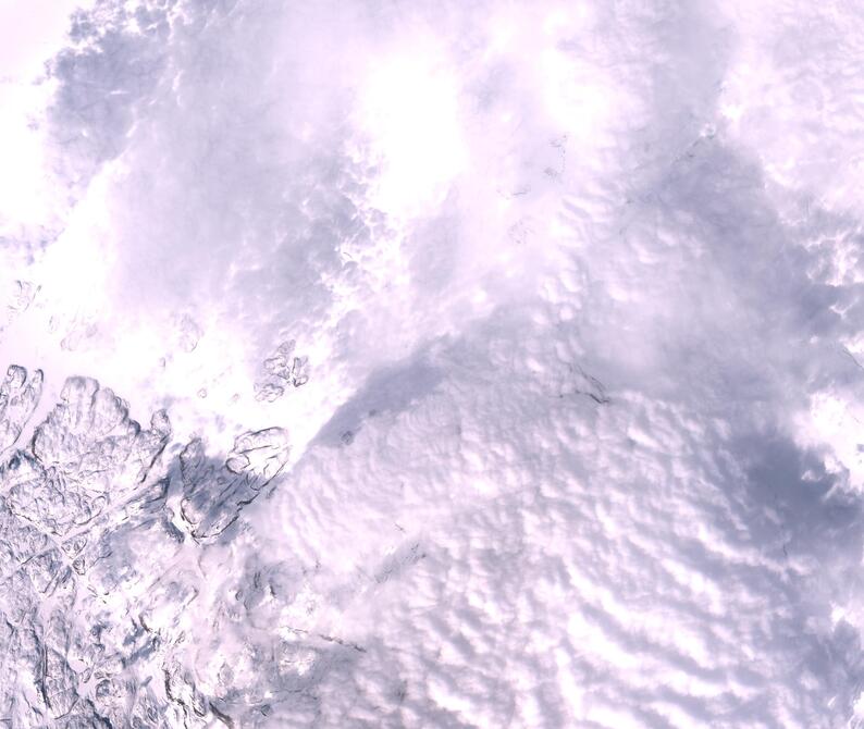 Aerial view of Humboldt Glacier - South