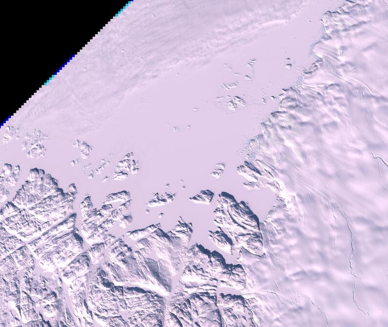 Aerial view of Humboldt Glacier - South