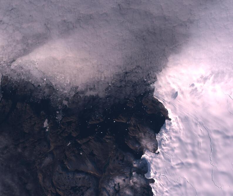 Aerial view of Humboldt Glacier - South