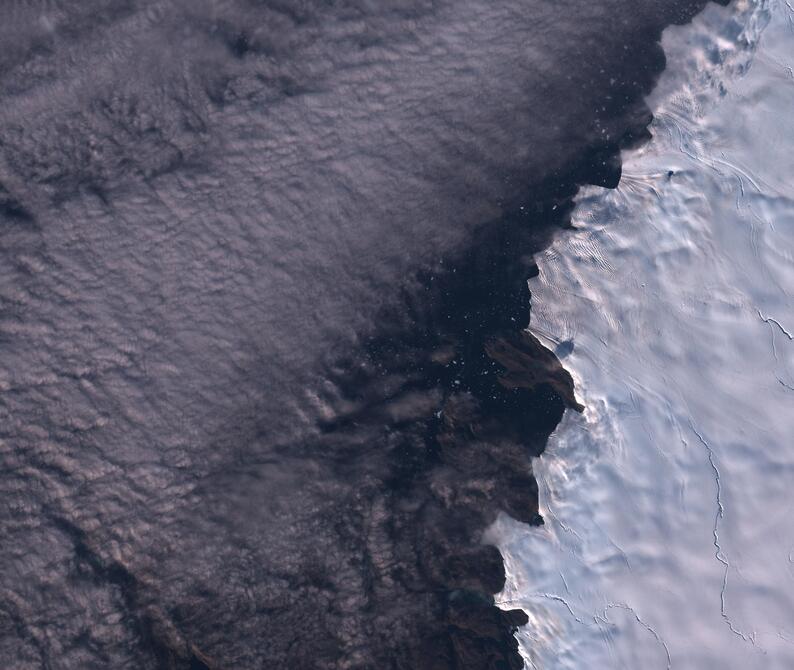 Aerial view of Humboldt Glacier - South