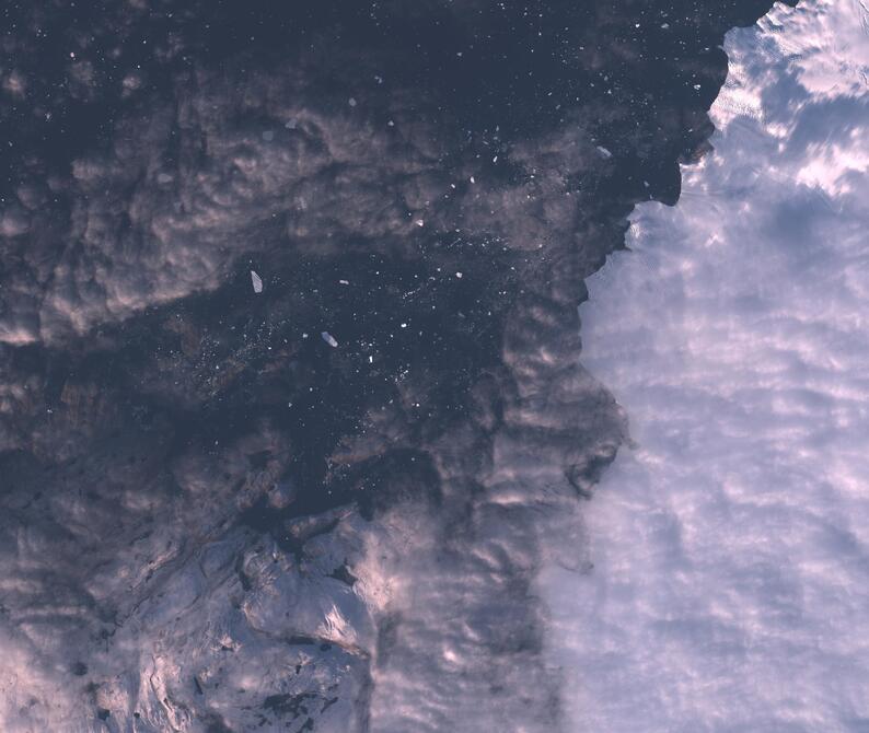 Aerial view of Humboldt Glacier - South