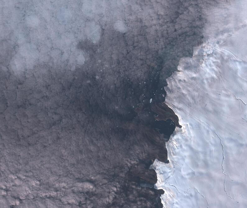 Aerial view of Humboldt Glacier - South