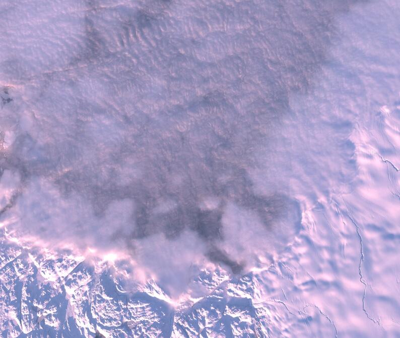 Aerial view of Humboldt Glacier - South