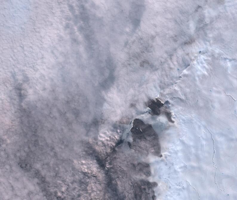 Aerial view of Humboldt Glacier - South