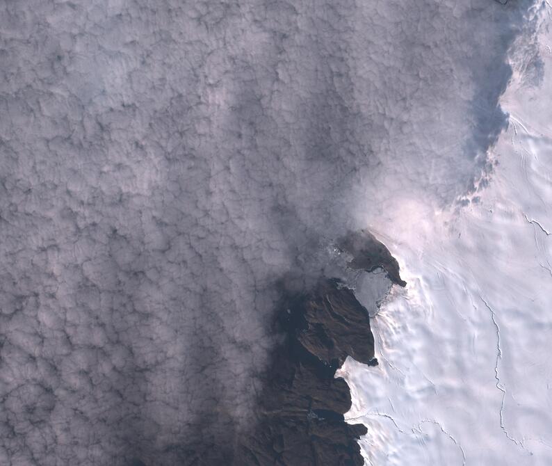 Aerial view of Humboldt Glacier - South