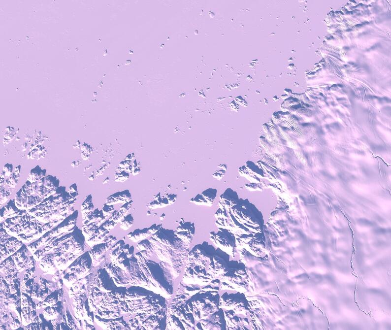 Aerial view of Humboldt Glacier - South