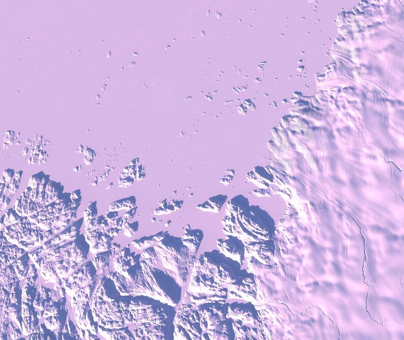 Aerial view of Humboldt Glacier - South