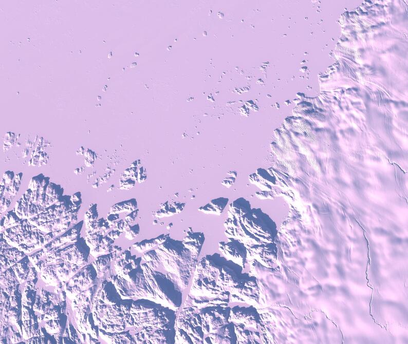 Aerial view of Humboldt Glacier - South