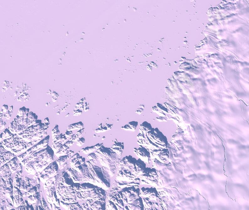Aerial view of Humboldt Glacier - South