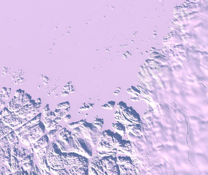 Aerial view of Humboldt Glacier - South