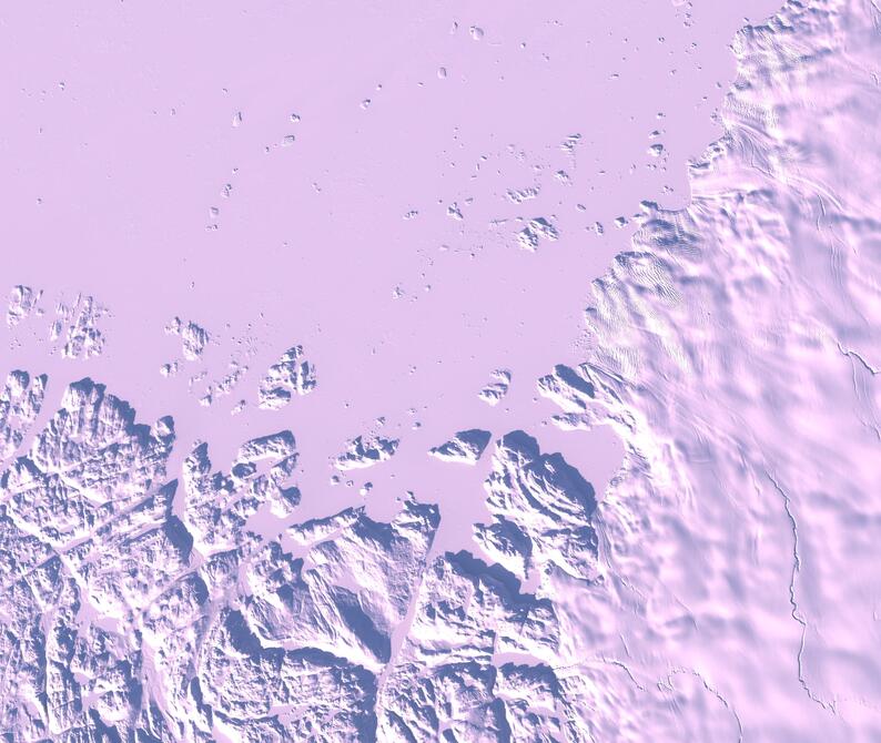 Aerial view of Humboldt Glacier - South