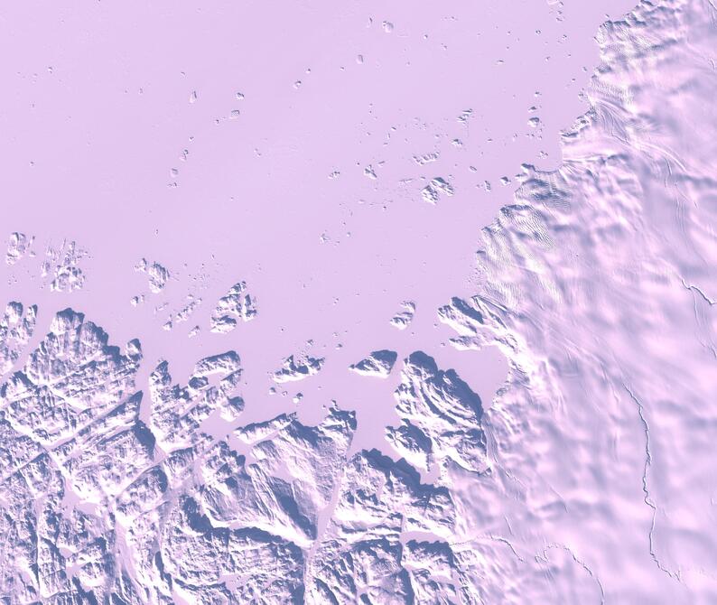 Aerial view of Humboldt Glacier - South