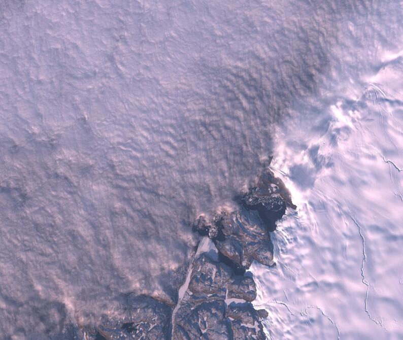 Aerial view of Humboldt Glacier - South