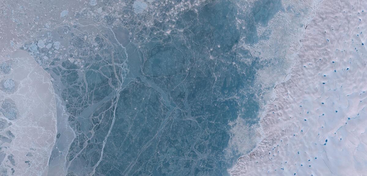 Aerial view of Humboldt Glacier