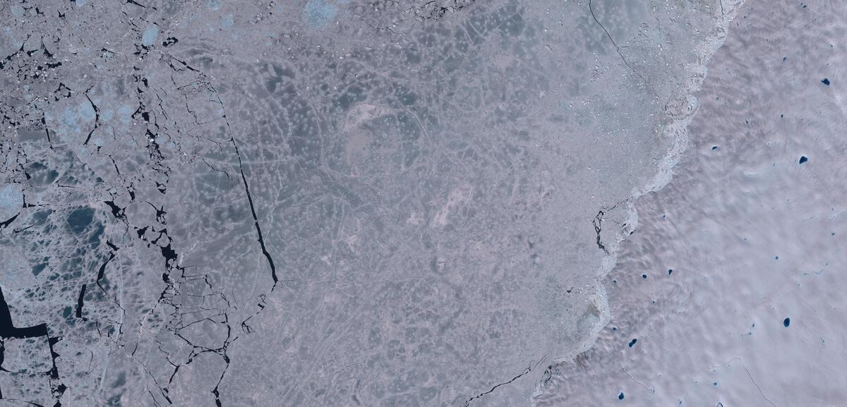 Aerial view of Humboldt Glacier