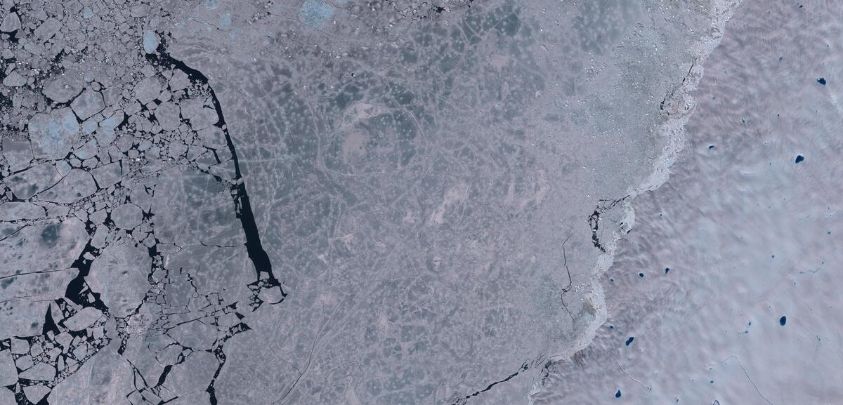 Aerial view of Humboldt Glacier