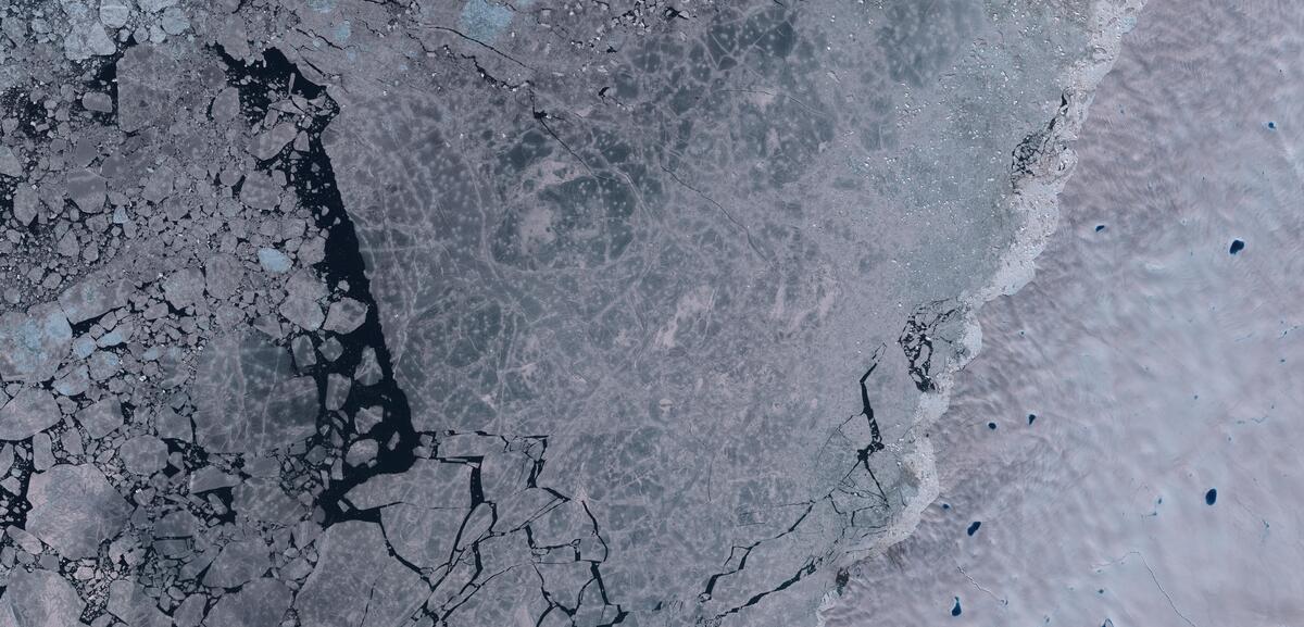 Aerial view of Humboldt Glacier