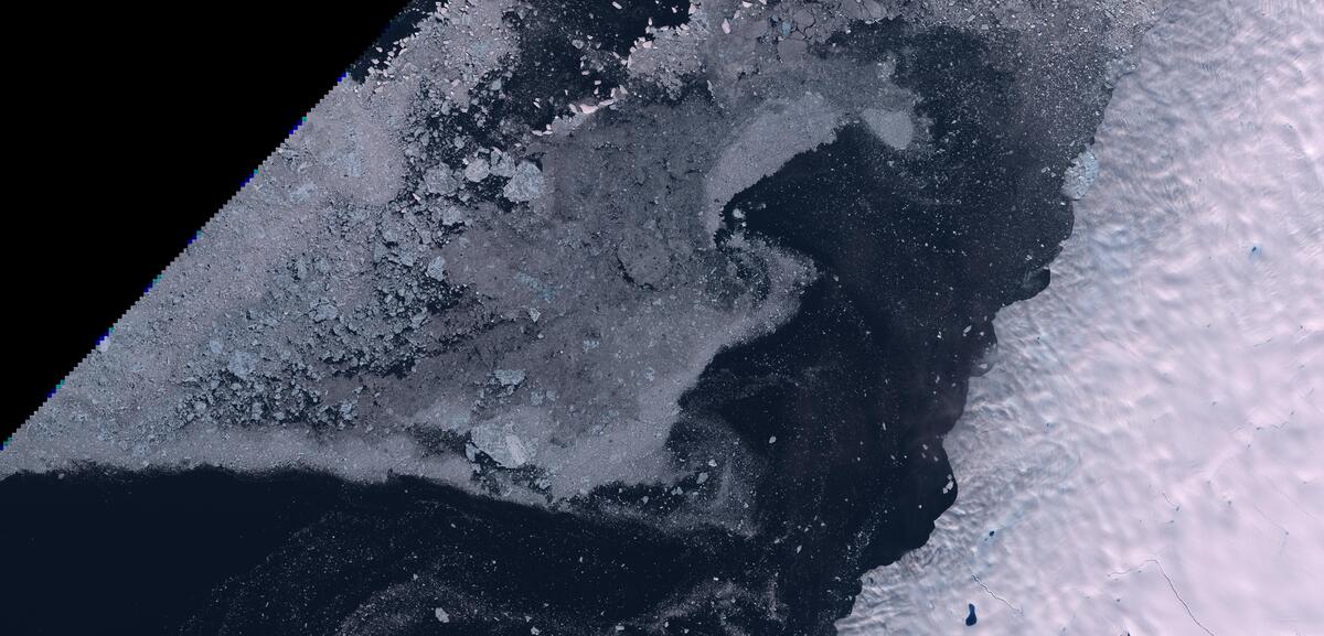 Aerial view of Humboldt Glacier