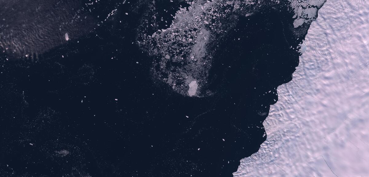 Aerial view of Humboldt Glacier