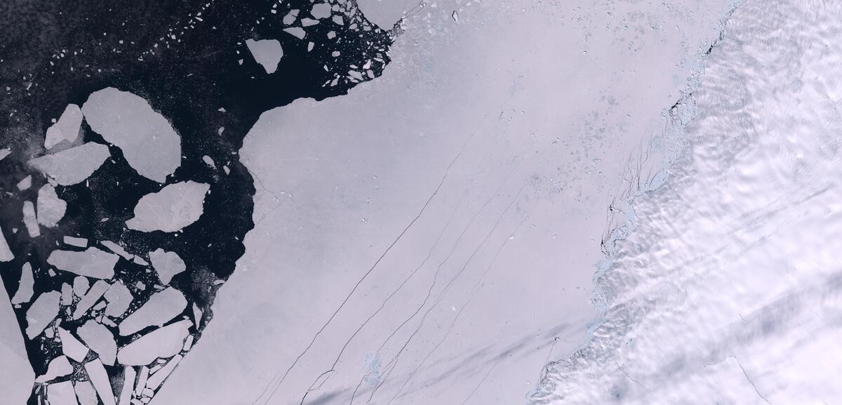 Aerial view of Humboldt Glacier