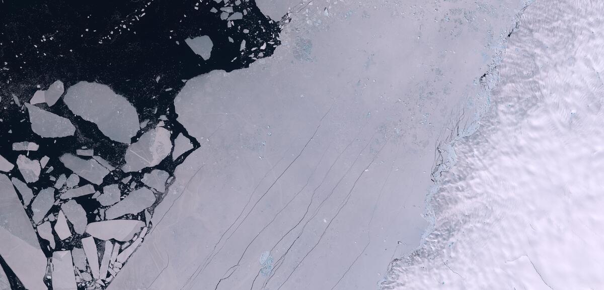 Aerial view of Humboldt Glacier