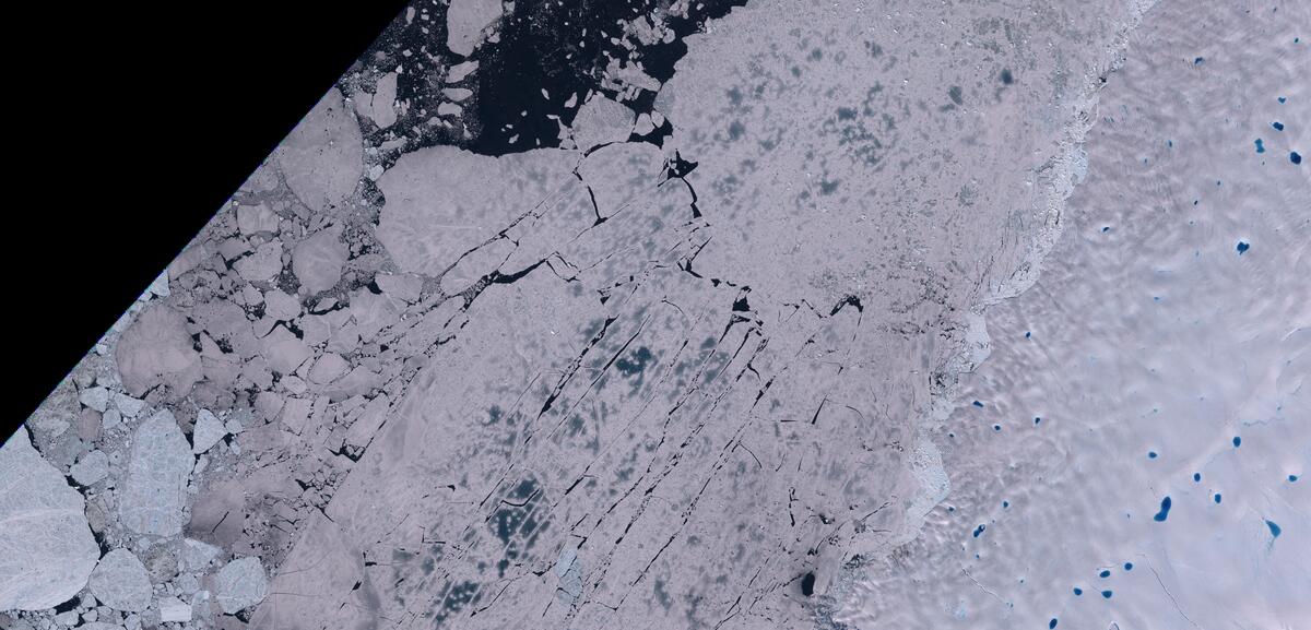 Aerial view of Humboldt Glacier