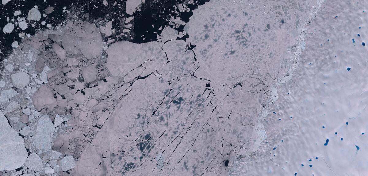 Aerial view of Humboldt Glacier