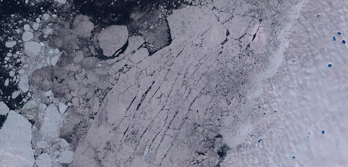 Aerial view of Humboldt Glacier