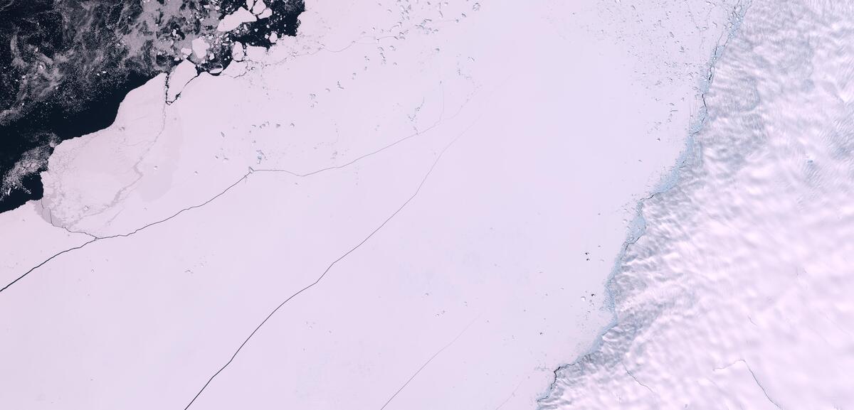 Aerial view of Humboldt Glacier