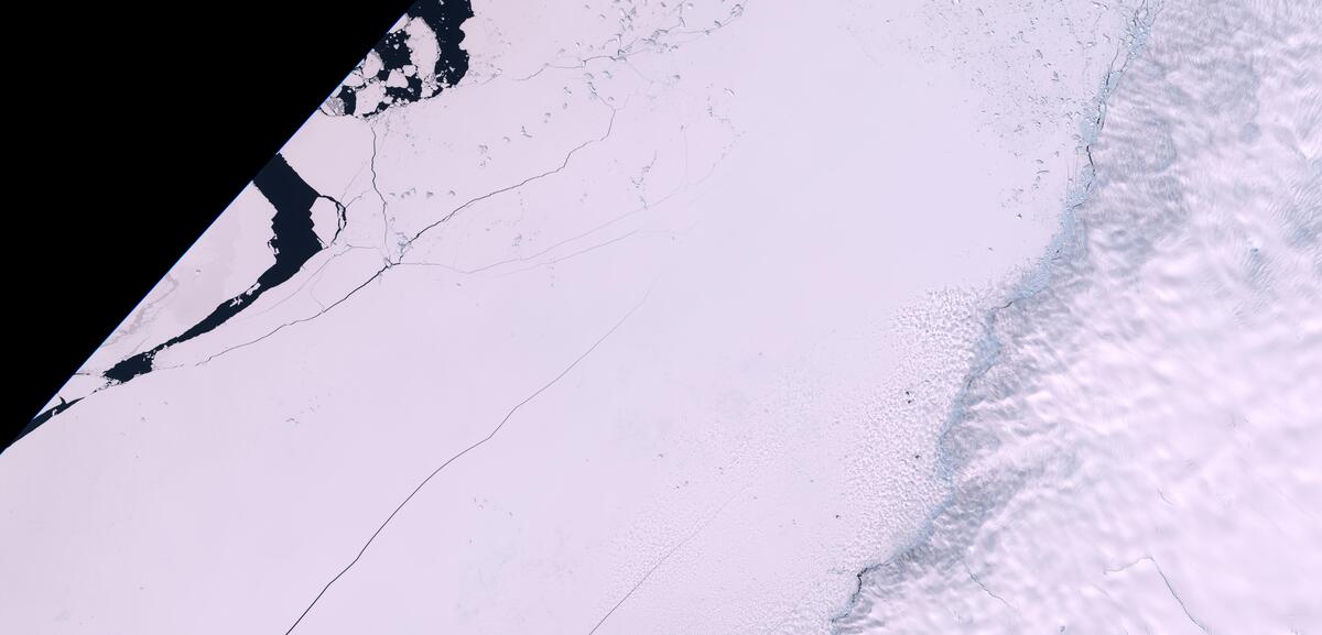 Aerial view of Humboldt Glacier