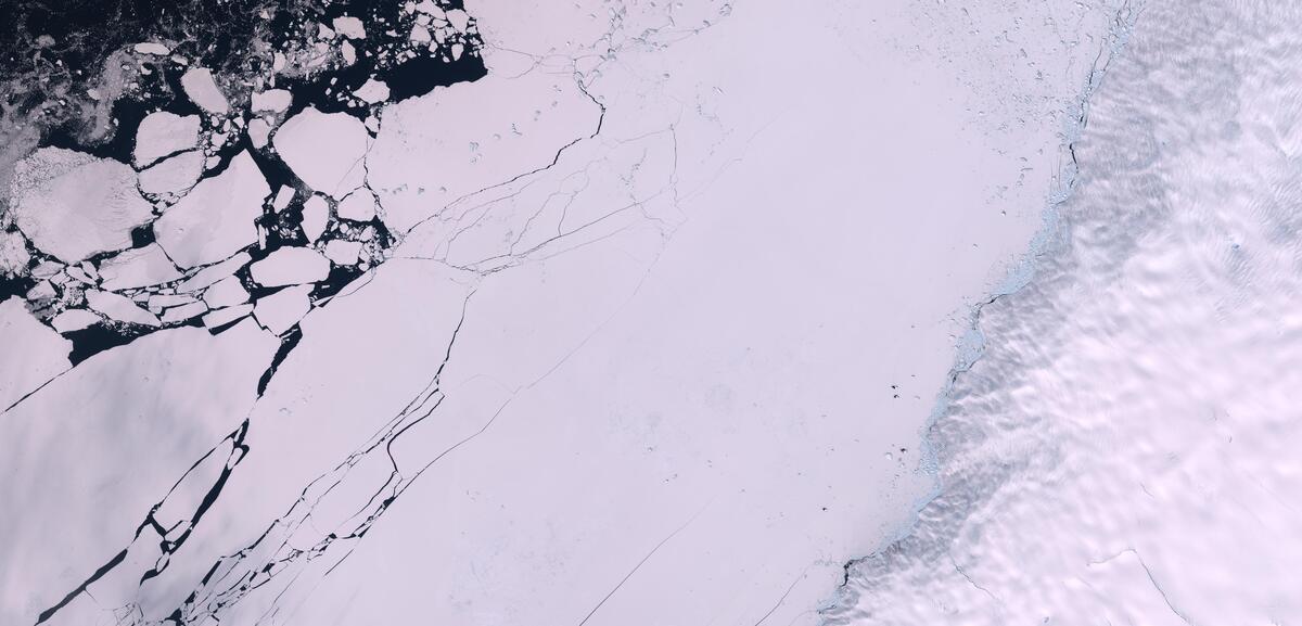 Aerial view of Humboldt Glacier