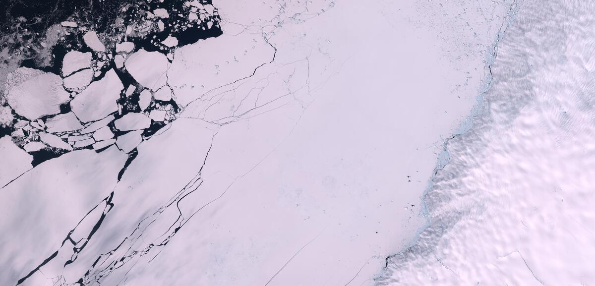 Aerial view of Humboldt Glacier