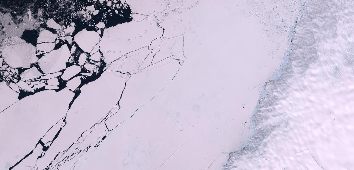 Aerial view of Humboldt Glacier