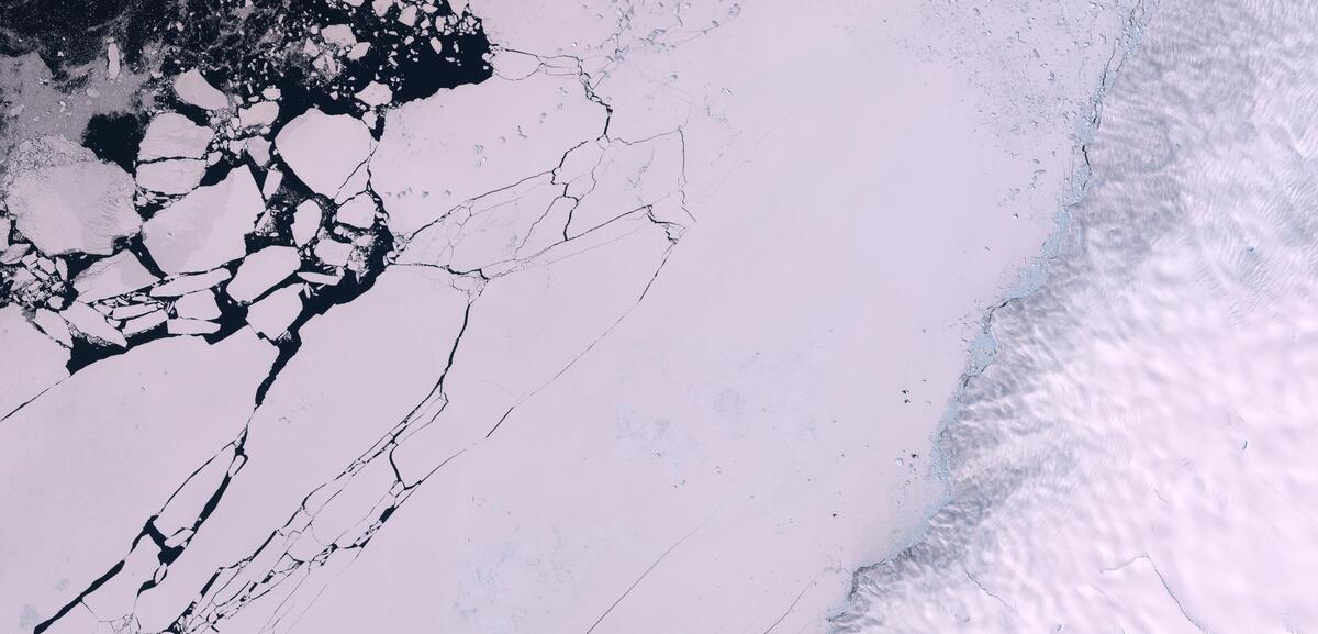 Aerial view of Humboldt Glacier