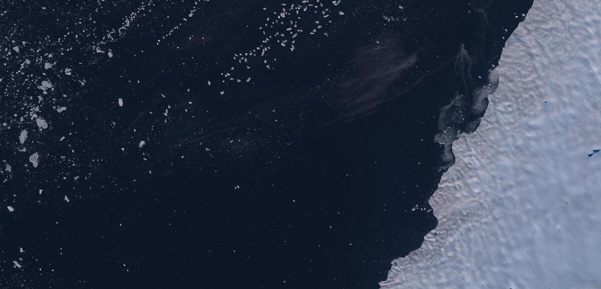 Aerial view of Humboldt Glacier