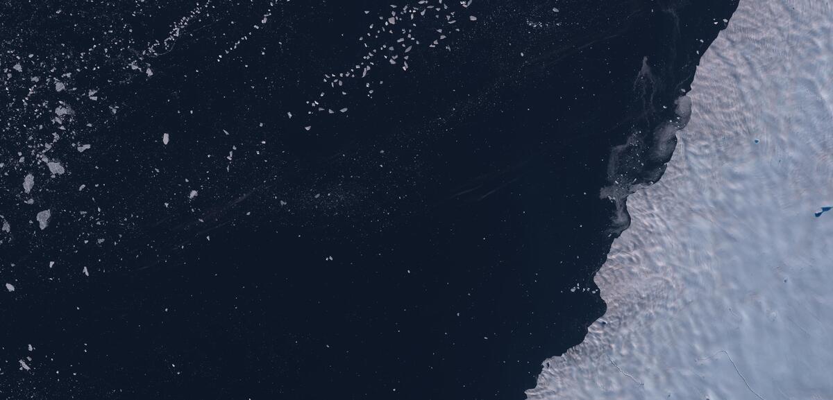 Aerial view of Humboldt Glacier