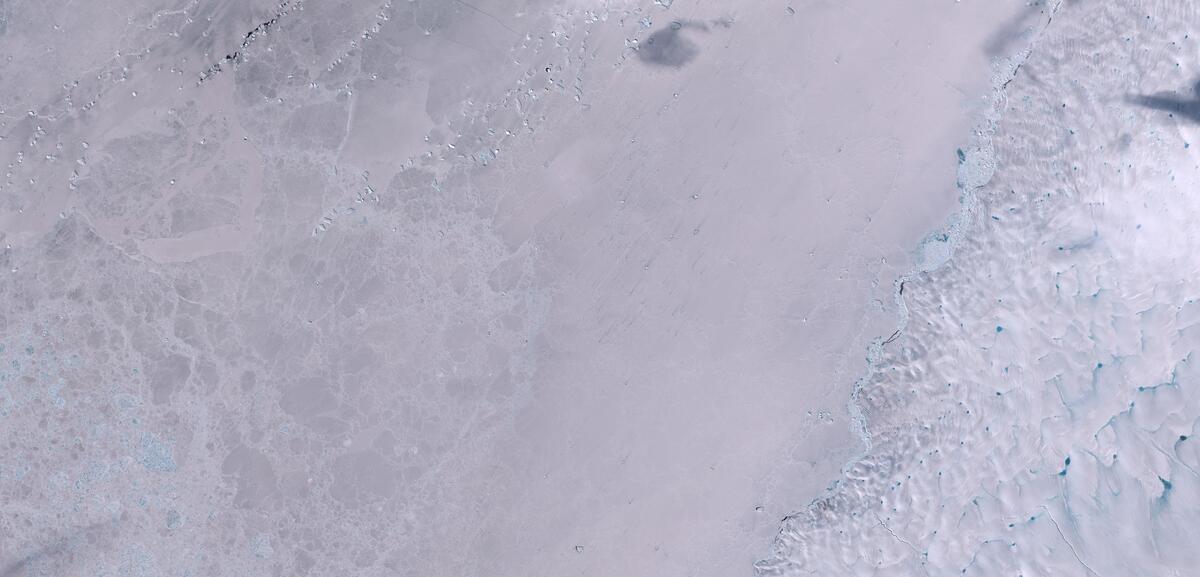 Aerial view of Humboldt Glacier