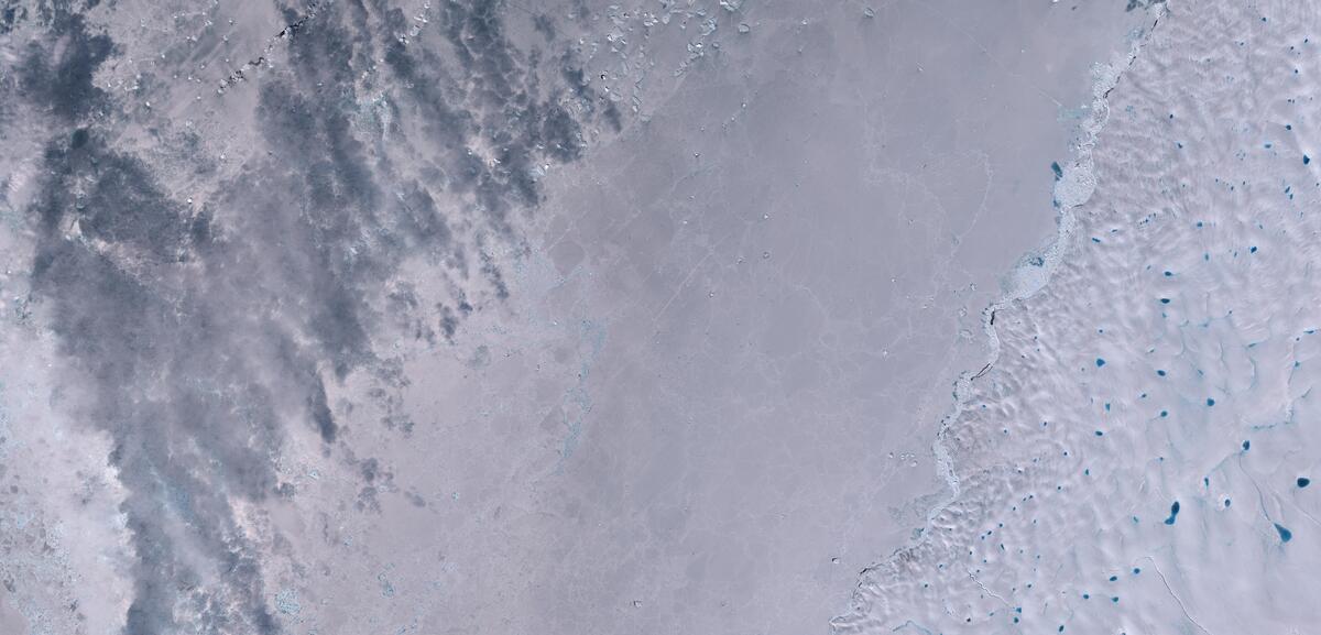 Aerial view of Humboldt Glacier