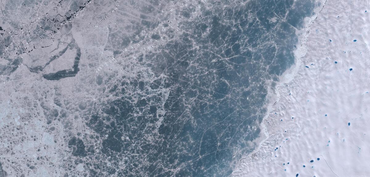 Aerial view of Humboldt Glacier