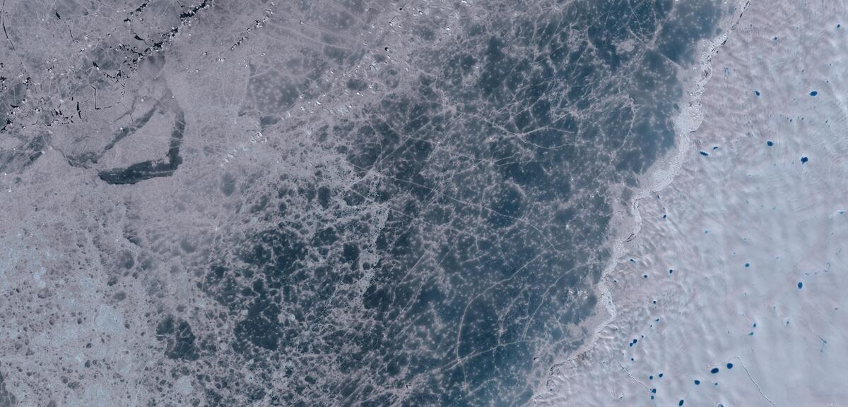 Aerial view of Humboldt Glacier