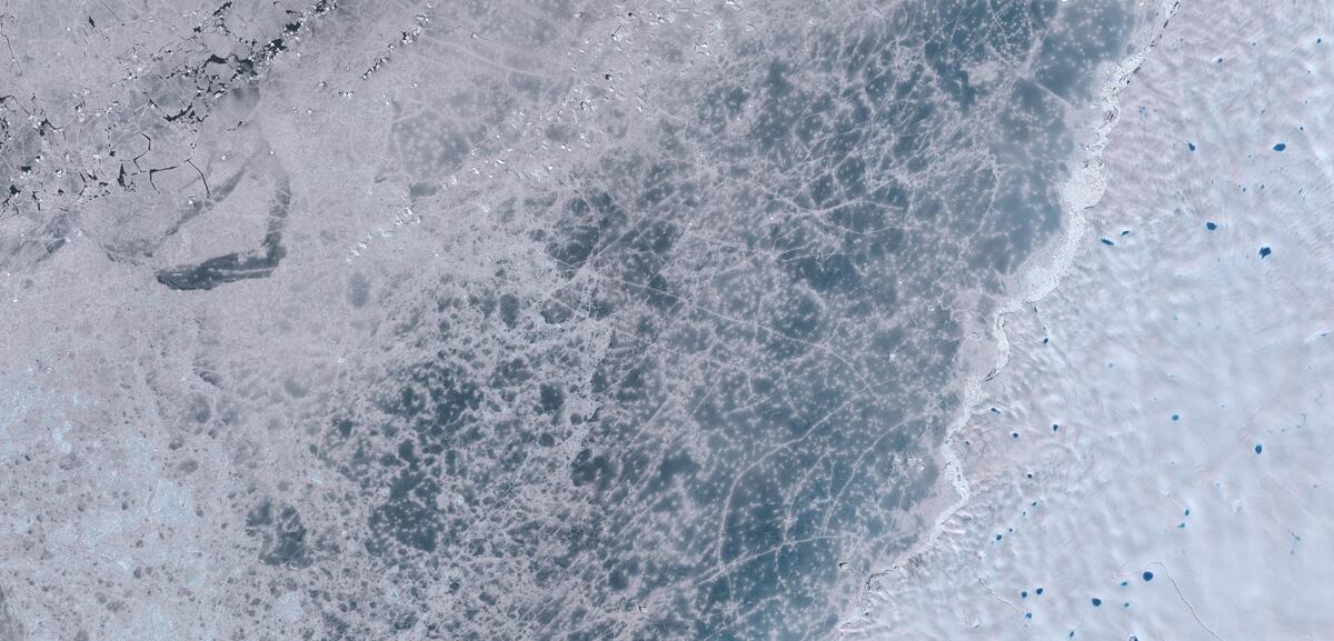 Aerial view of Humboldt Glacier