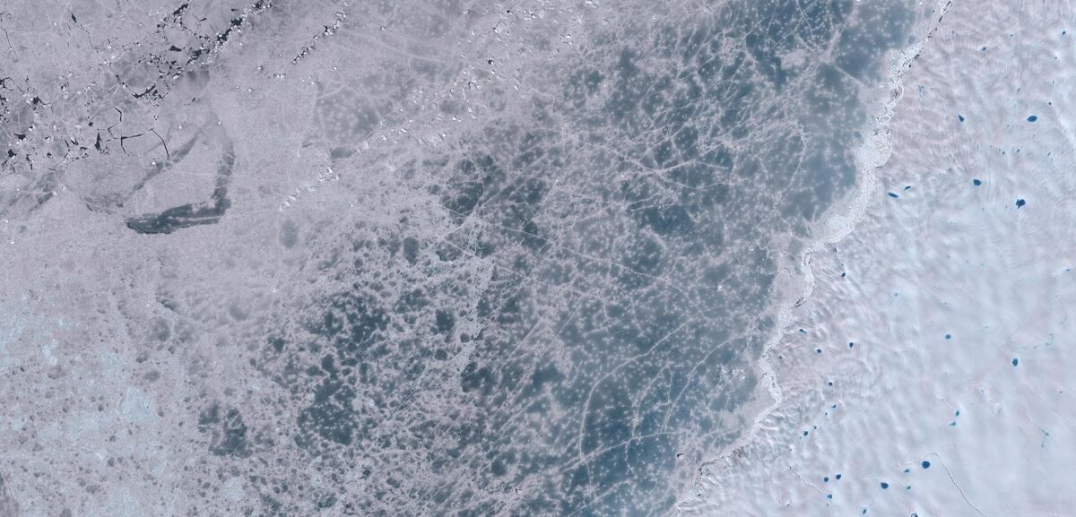 Aerial view of Humboldt Glacier