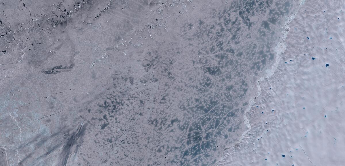 Aerial view of Humboldt Glacier