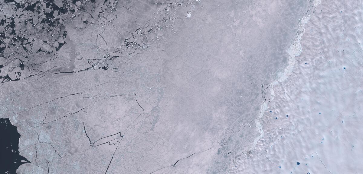 Aerial view of Humboldt Glacier