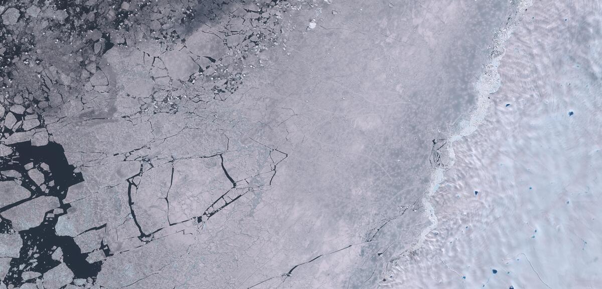 Aerial view of Humboldt Glacier