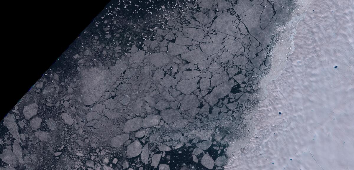 Aerial view of Humboldt Glacier