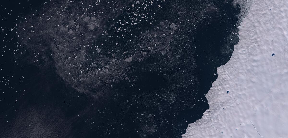 Aerial view of Humboldt Glacier